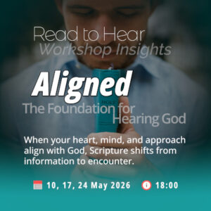 John will be hosting a free workshop titled “Read to Hear God Speak.” This workshop builds on what has already been shared and takes it into a practical, lived experience.

