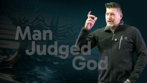 Pastor John Veitch preaching the Holy Water sermon about living water, the Holy Spirit, and God's gift of life through Jesus Christ.